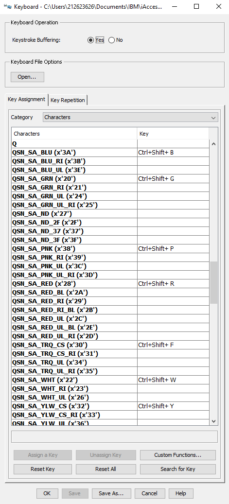 Key Assignment